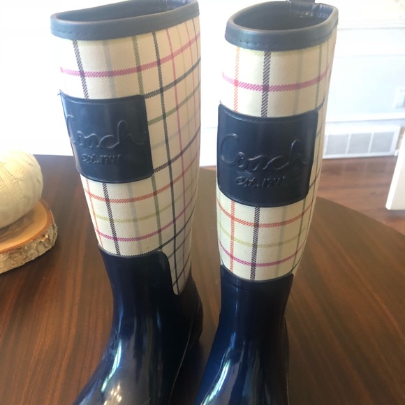 Coach Rain boots - Picture 1 of 3